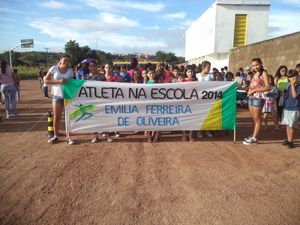 Programa Atleta na Escola na escola Emília Ferreira de Oliveira - Foto 1